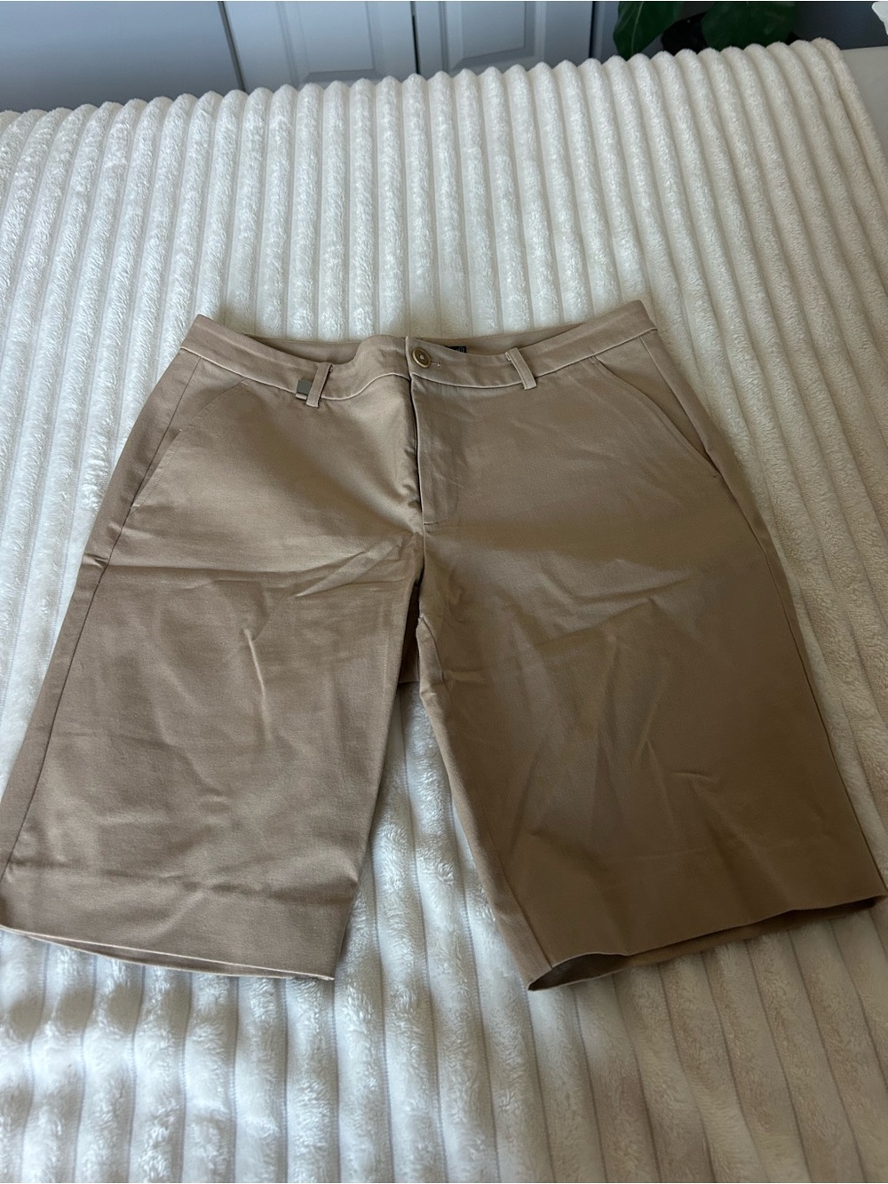 Lauren Ralph Lauren Tan Flat-Front Men's Shorts